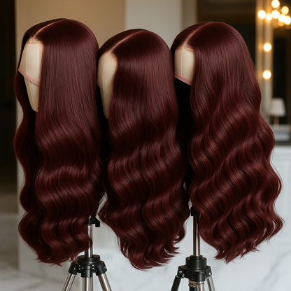 Burgundy Wigs