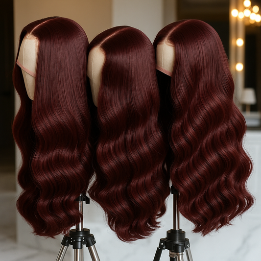 Burgundy Wigs