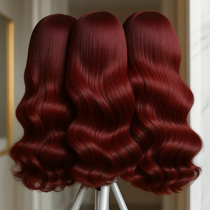 Burgundy Wigs